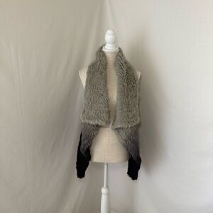 Metric Knits Real Rabbit Fur Vest